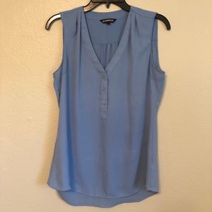 Express light blue blouse